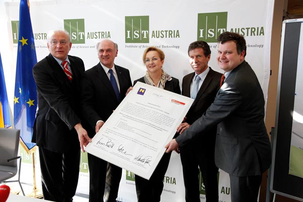 Press Conference "Future of IST Austria secured" © IST Austria