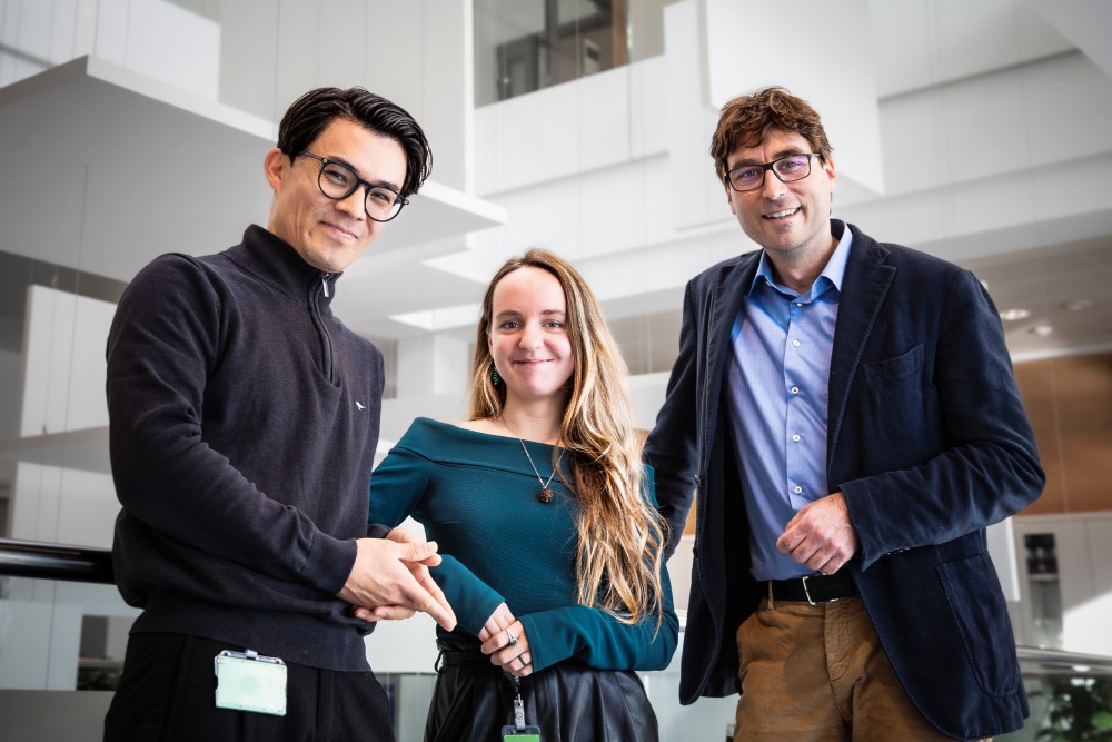 Mojtaba R. Tavakoli, Julia Lyudchik und Johann Danzl.