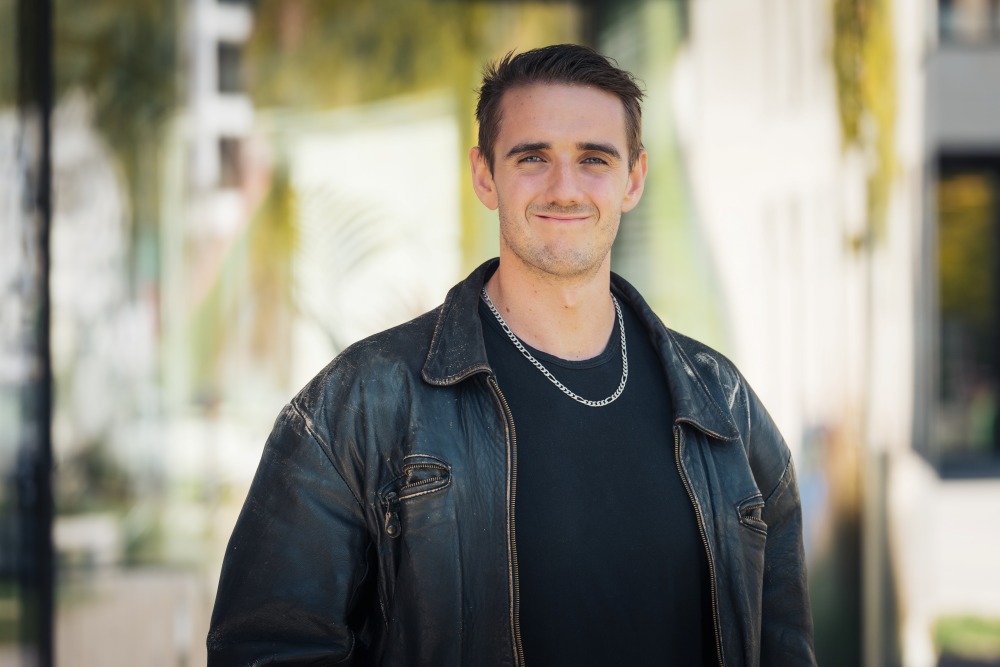 PhD student Nicolas Muntean.